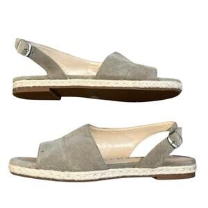 Sole Society Tan Suede Dolven Slingback Sandals, 8.5